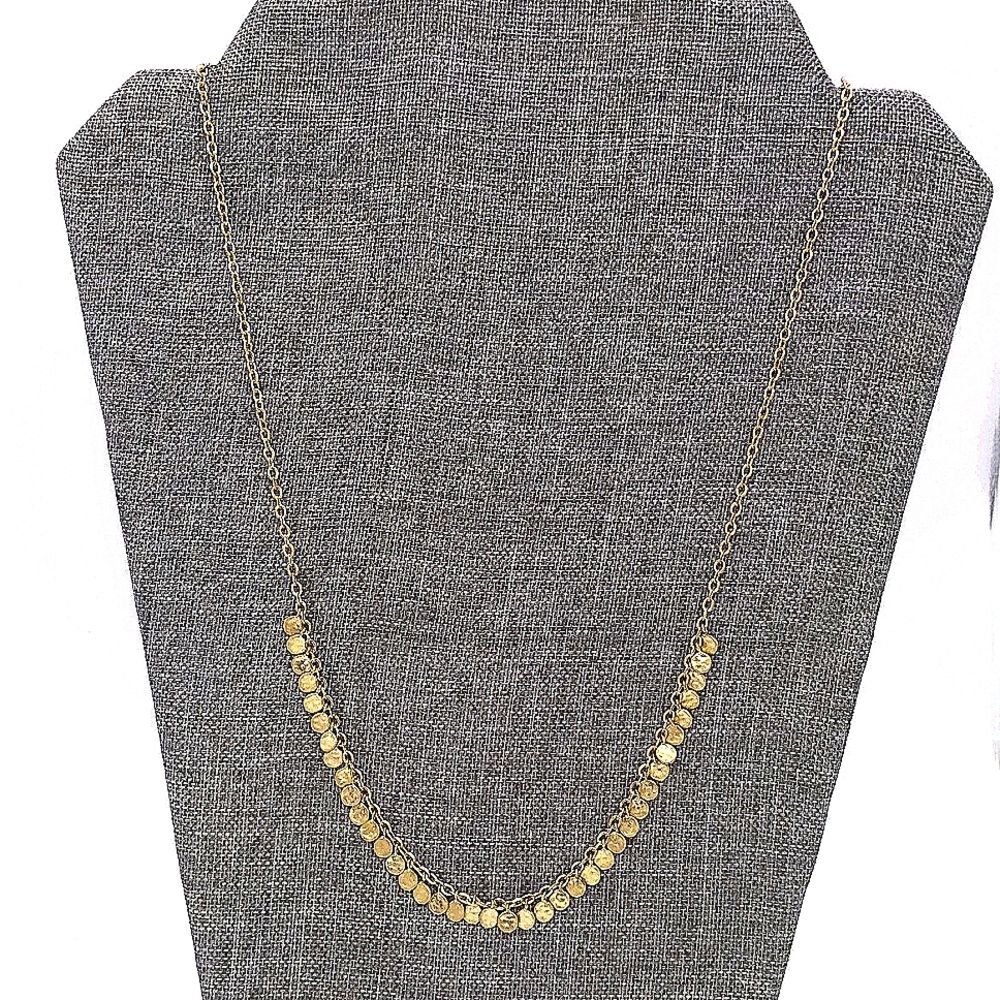 Silpada Let it Glow Necklace in Gold Brass KR-36" - Picture 5 of 5